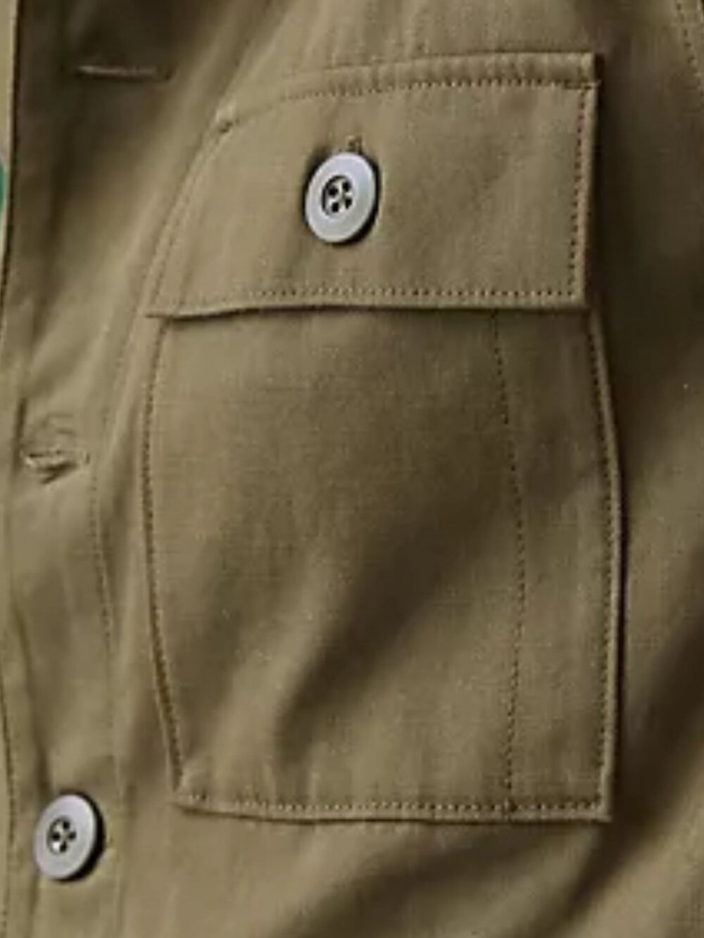 Mare Mare | 100% Cotton Olive Utility Romper | NWT - Picture 5 of 7
